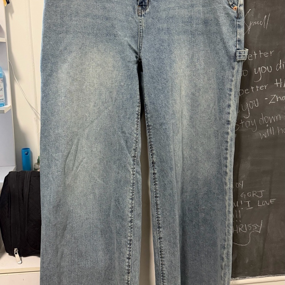 Fashion Nova Light Blue Flare Jeans